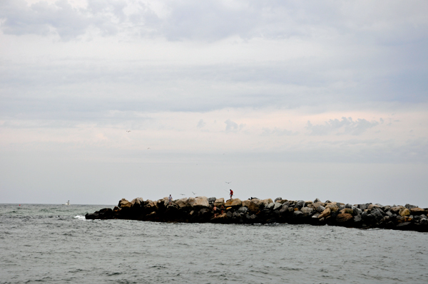 man on the jetty